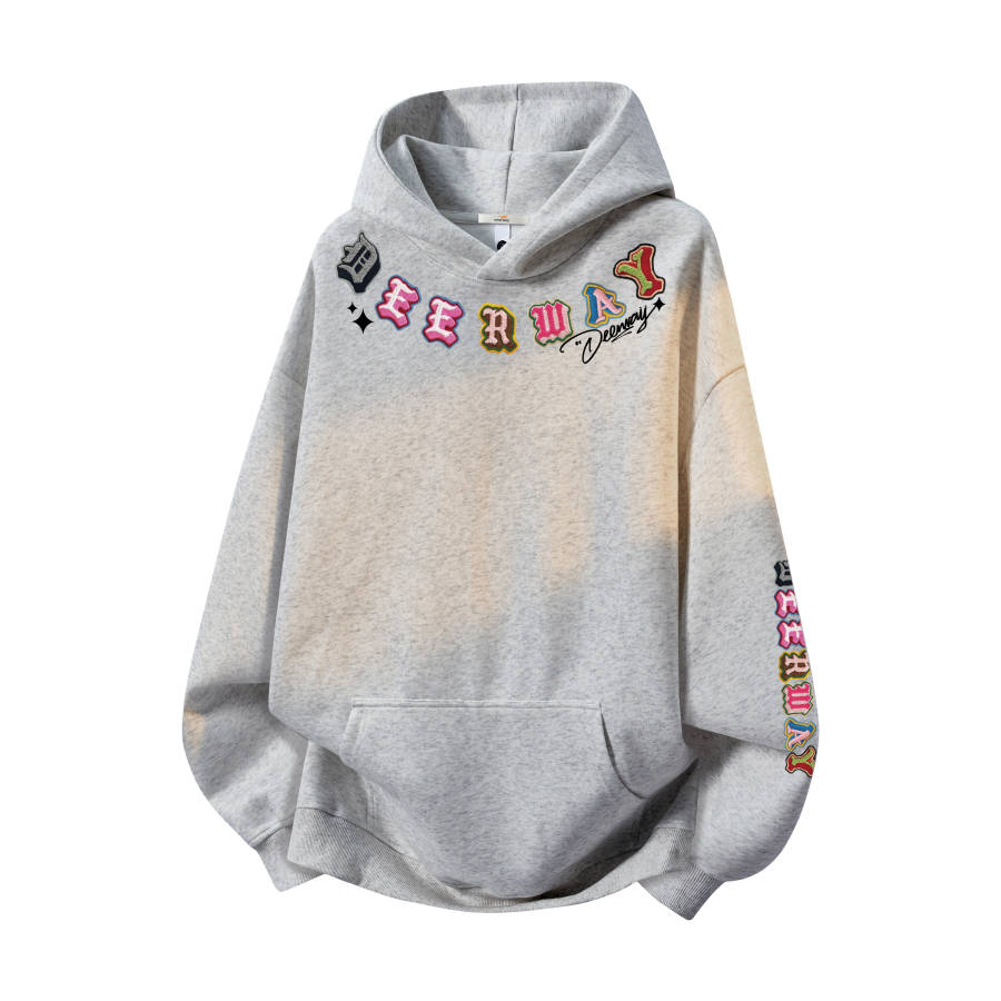 DEERWAY Sweatshirts Unisex Hooded Moderate Heavyweight