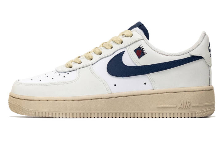 Nike Nike Air Force 1 Cloud Sand Abrasion Resistant Low top Skateboard Shoes Men's Khaki Gray