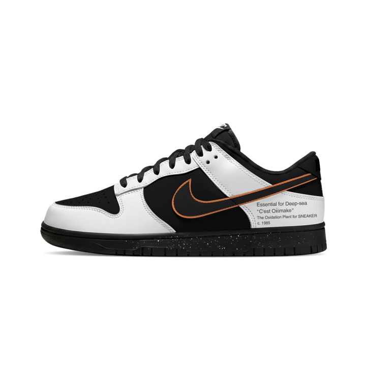 Nike Nike Dunk Abrasion Resistant Breathable Abrasion Resistant Breathable Low top Skateboard Shoes Unisex Black Pink