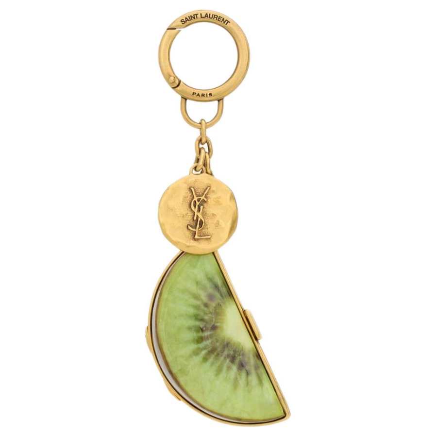SAINT LAURENT Cassandre Resin Bag Accessory Women's Kiwi