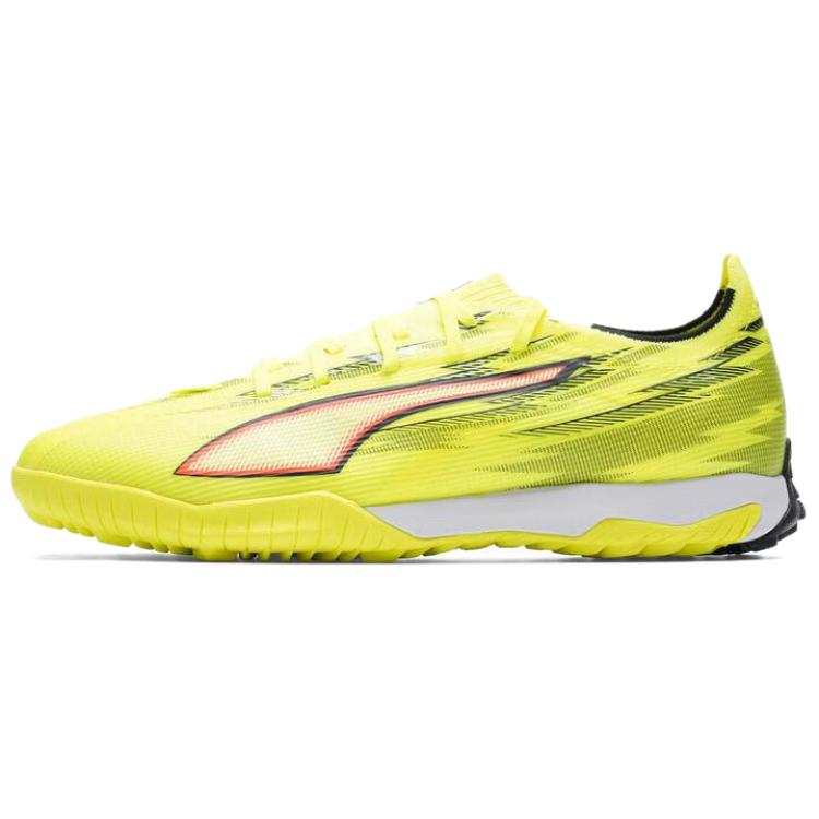 PUMA ULTRA 6 TT Turf Abrasion Resistant Soccer Shoes Unisex Neon Yellow
