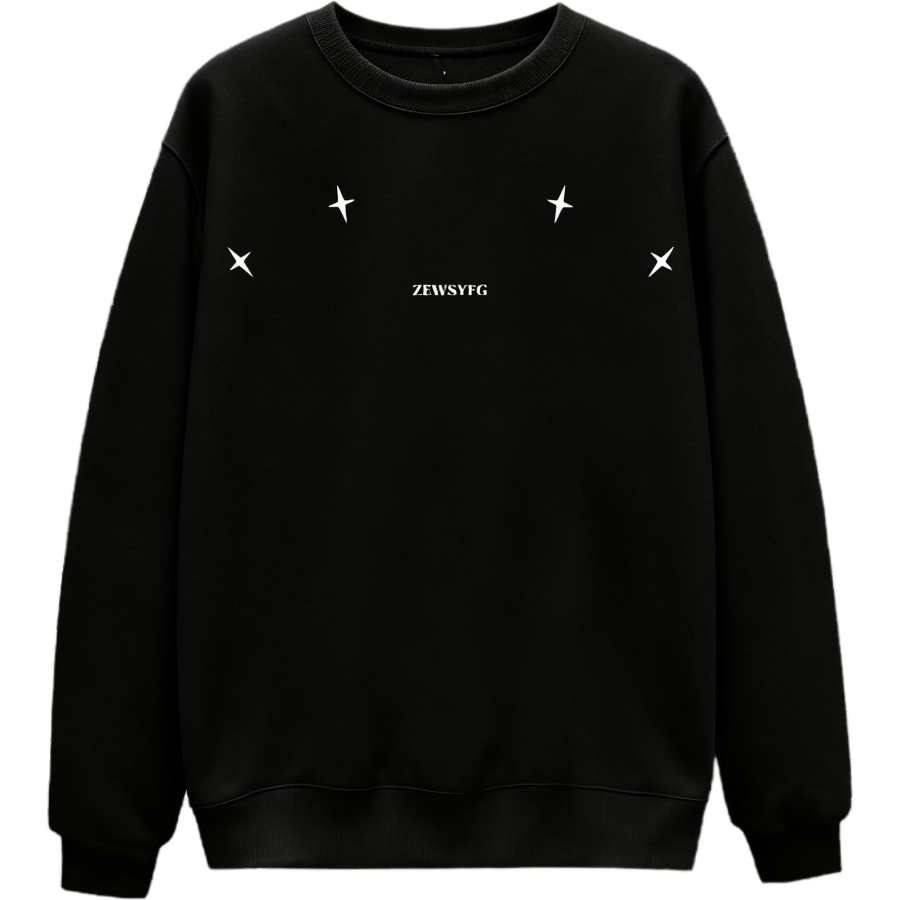 Sugarfunk Sugarfunk Sweatshirts Men's Crew Neck Thickened Plus Size