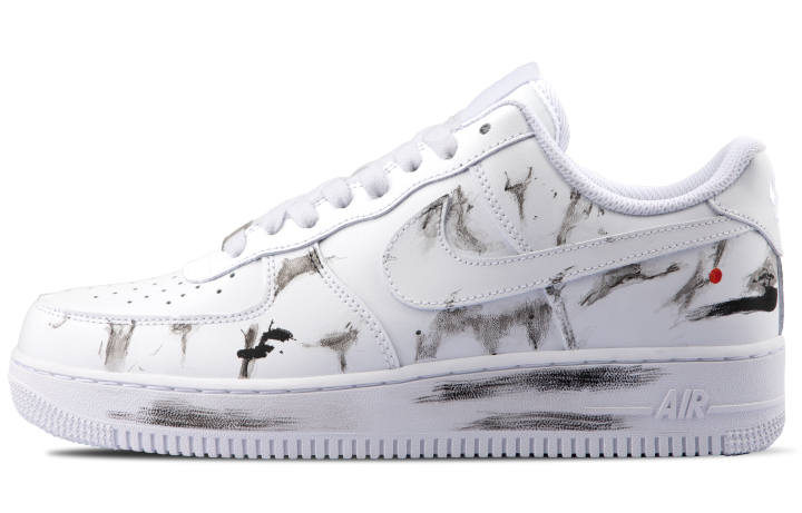 Nike Nike Air Force 1 Slip Resistant Low top Skateboard Shoes Unisex White Black