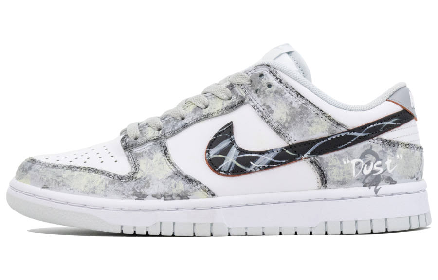Nike Nike Dunk Sand City Pass Abrasion Resistant Low top Skateboard Shoes Unisex Black White Gray