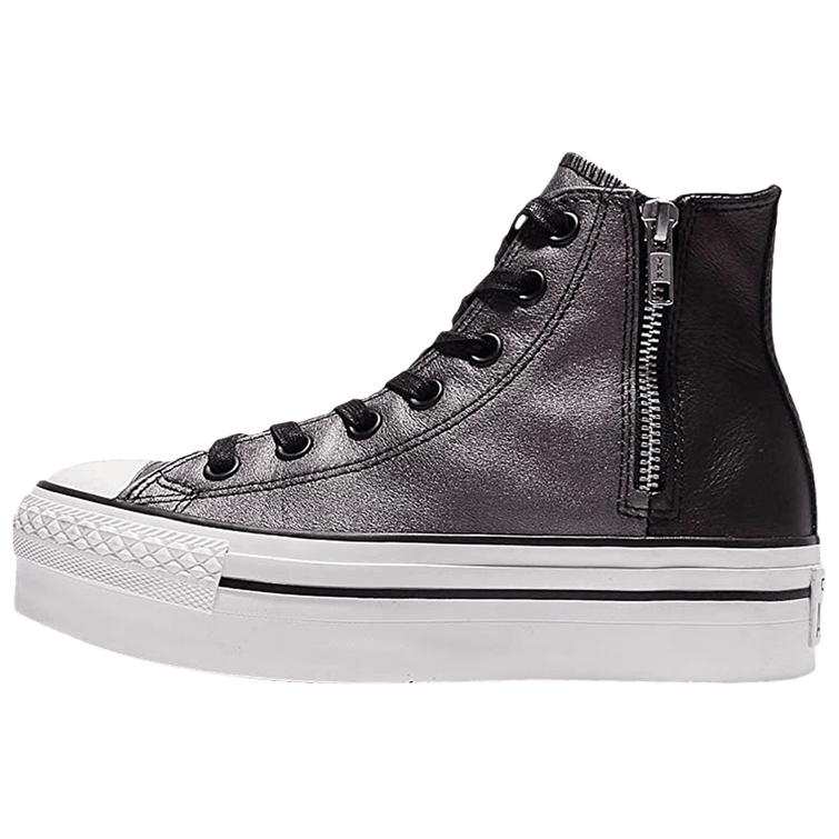 Converse Chuck Taylor All Star Abrasion Resistant Abrasion Resistant High top Skateboard Shoes Women's Gray Black White