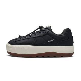 Phenix URBAN Height Increasing Lightweight Abrasion Resistant Low top Skateboard Shoes Unisex Black