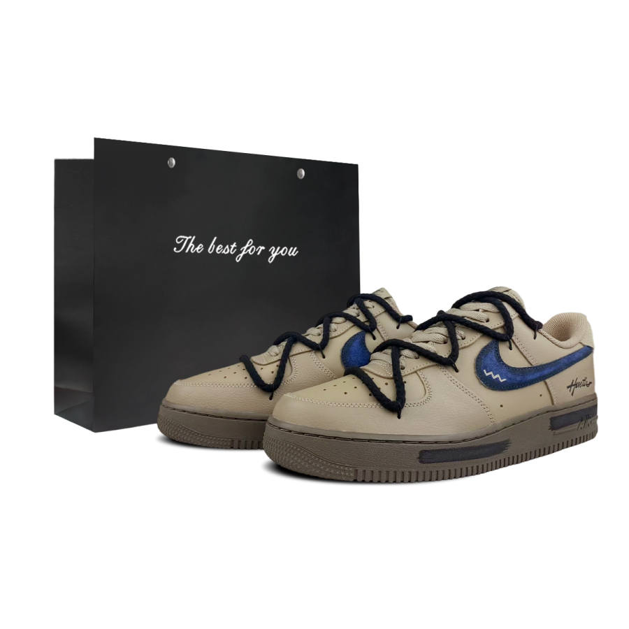 Nike Nike Air Force 1 BNK Blessing, Shopping Bag Abrasion Resistant Abrasion Resistant Low top Skateboard Shoes Unisex