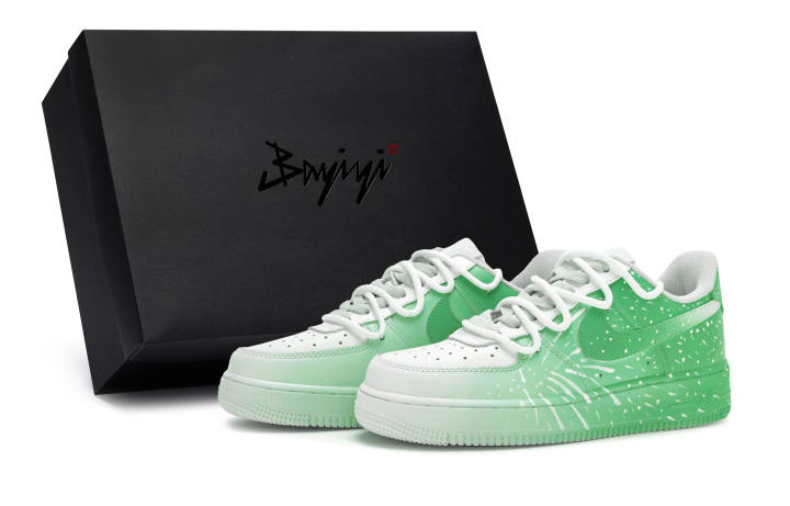Nike Nike Air Force 1 811 Manufacturing, Winter Fireworks Green, Special Shoe Box Slip Resistant Slip Resistant Low top