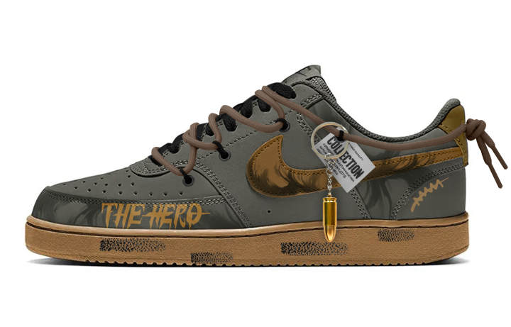 Nike Nike Court Vision 1 Final Chapter Shell Abrasion Resistant Low top Skateboard Shoes Men's Jasper