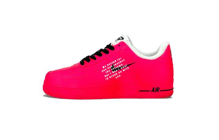 Nike Nike Air Force 1 Low top Skateboard Shoes Women's Rose Red