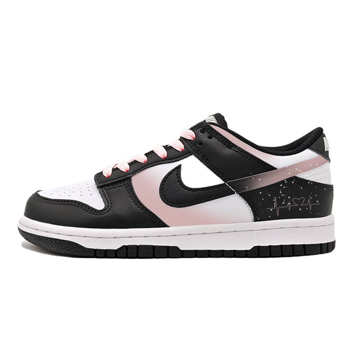 Nike Nike Dunk Black Swan Abrasion Resistant Low top Skateboard Shoes Women's Fan