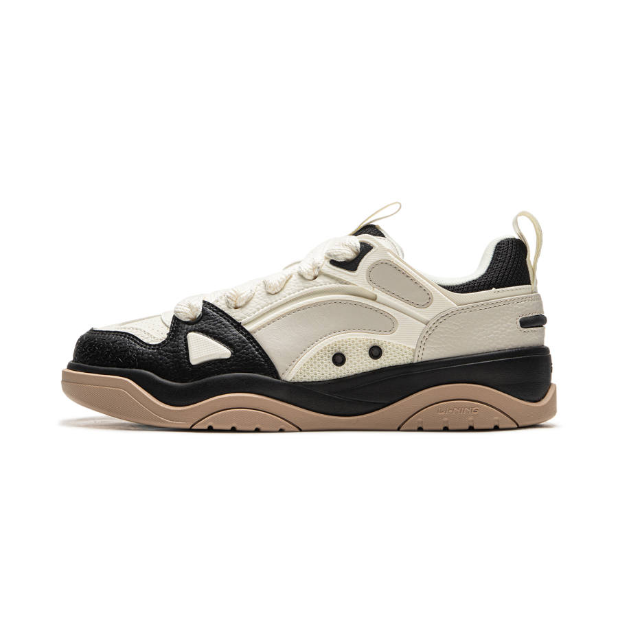 Li-Ning Li Ning Journey 2.0 V2 Height Increasing Low top Skateboard Shoes Men's Oat Gray