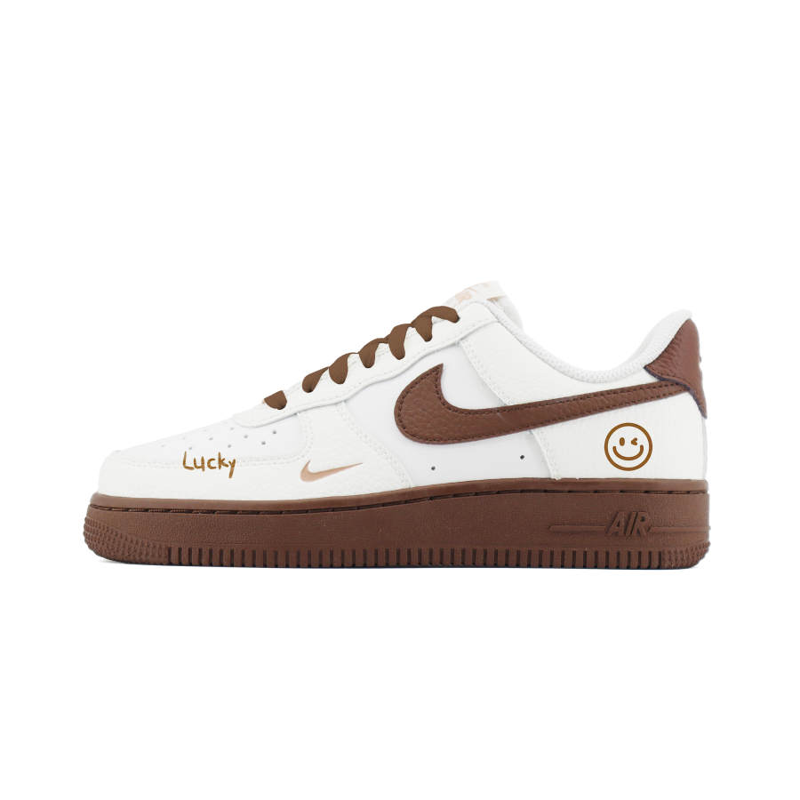 Nike Nike Air Force 1 LOW Luck Leather Low top Skateboard Shoes Women's Ecru