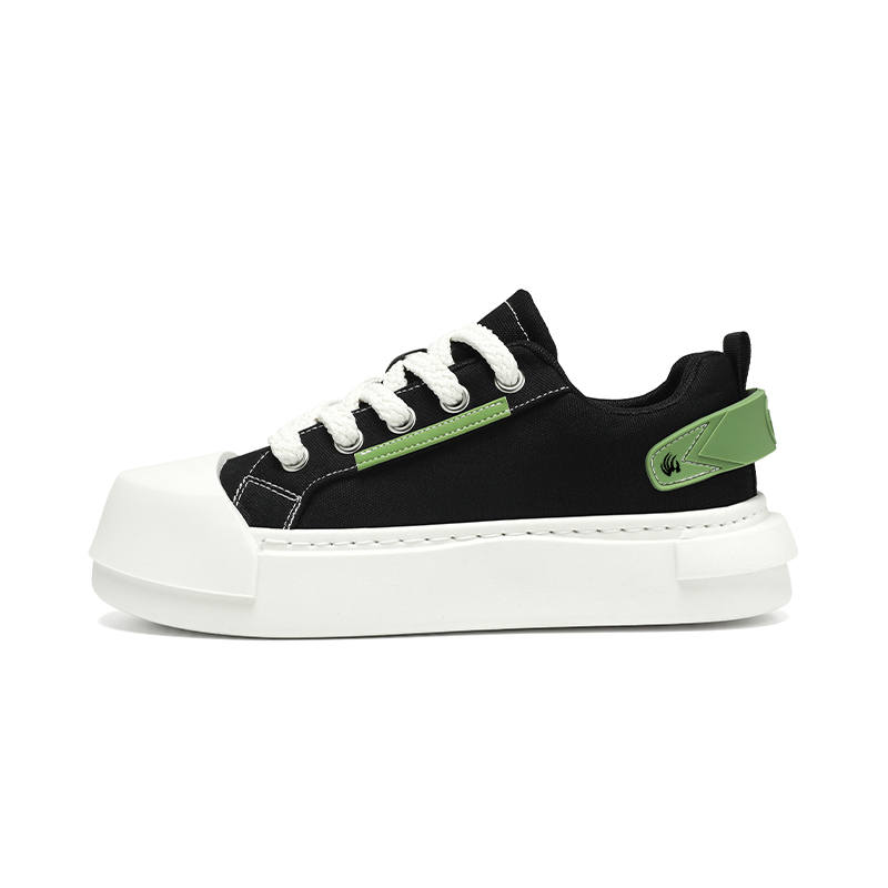 SHOUZHAO Leather Slip Resistant Abrasion Resistant Low top Skateboard Shoes Men's