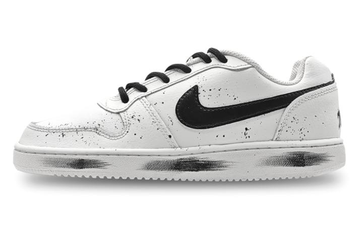 Nike Nike EBERNON Abrasion Resistant Low top Skateboard Shoes Unisex White