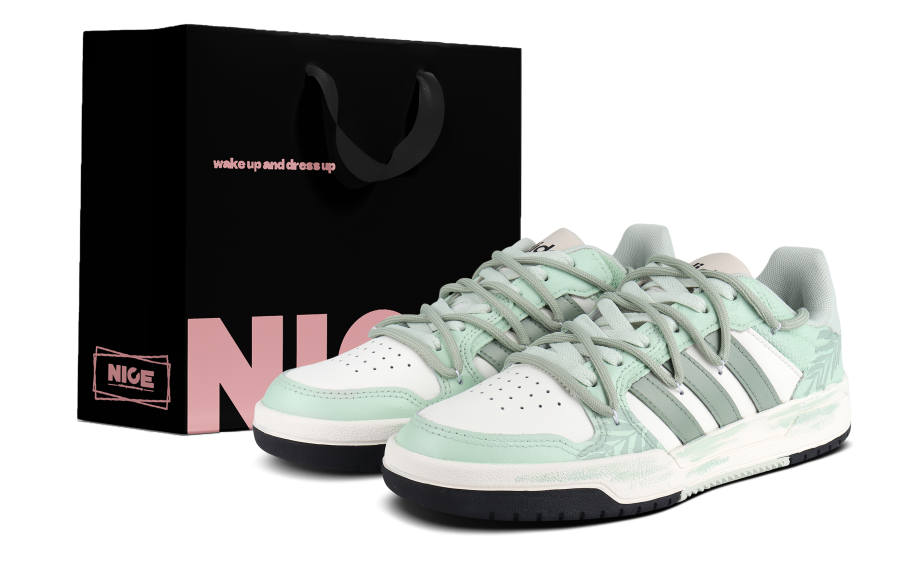 Adidas Neo Entrap Abrasion Resistant Abrasion Resistant Low top Skateboard Shoes Unisex Healing Green