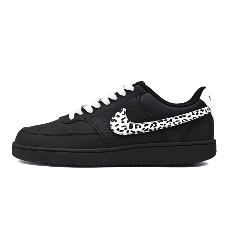 Nike Nike Court Vision 1 Black White Wild Lightweight Breathable Lightweight And Breathable Low top Skateboard Shoes Unisex