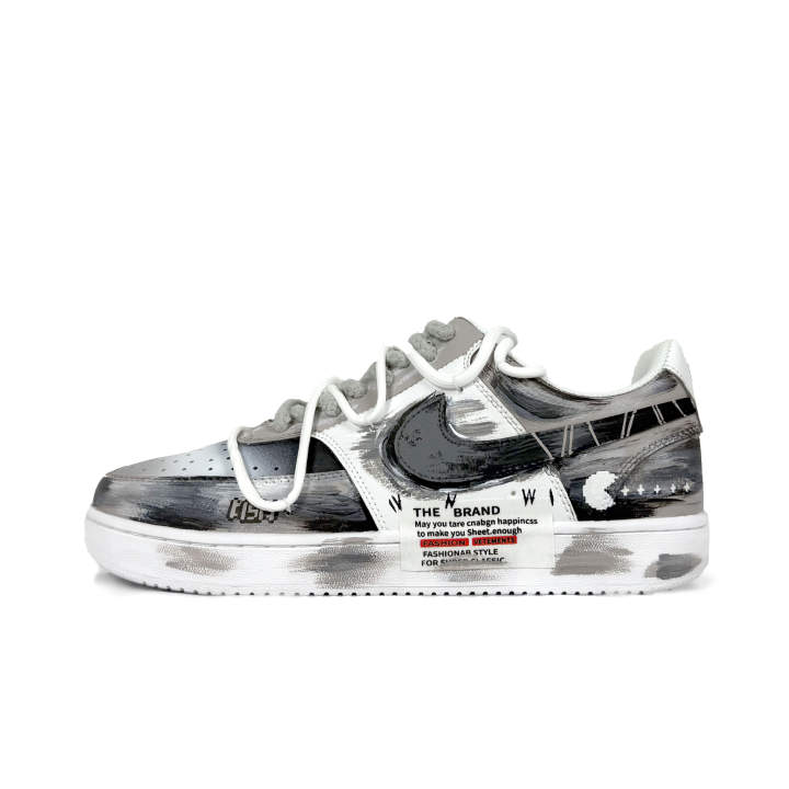 Nike Nike Court Vision 1 Low top Skateboard Shoes Women's Gray