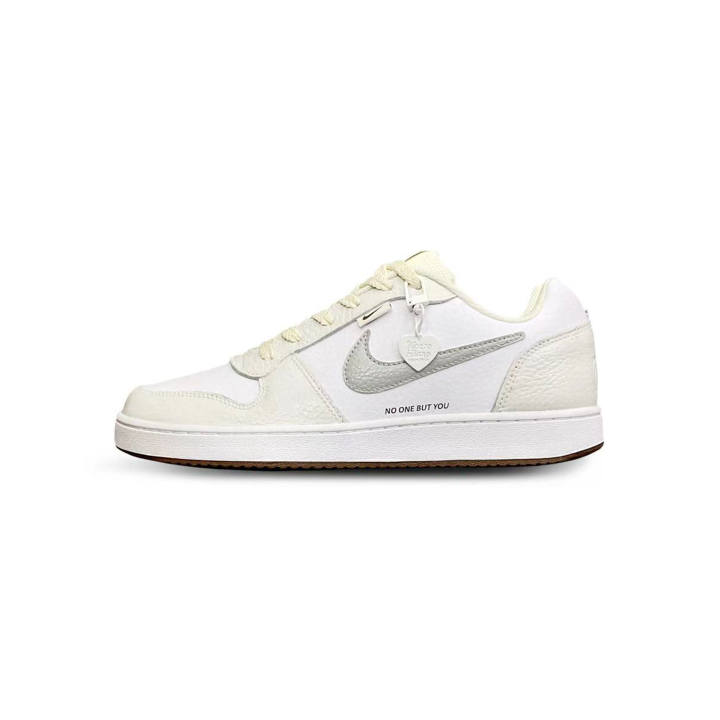 Nike Nike EBERNON Tower Rabbit Abrasion Resistant Low top Skateboard Shoes Men's Gray White