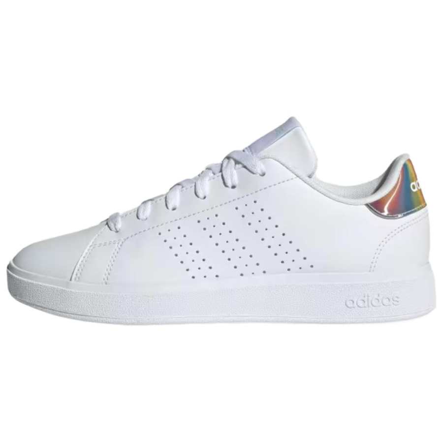 Adidas Adidas ADVANTAGE BASE 2.0 Slip Resistant Abrasion Resistant Low top Skateboard Shoes Women's White/Halo Mint Green