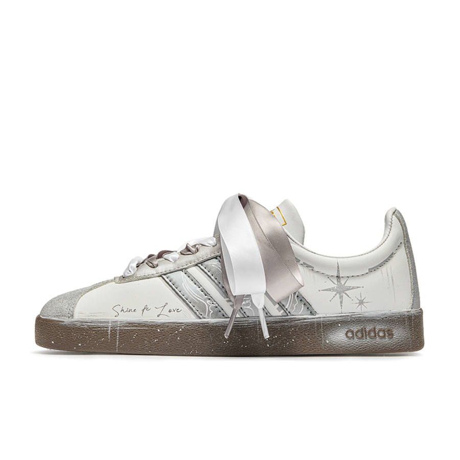 Adidas Neo VL Court 2.0 ADCDAVINCI Trajectory Abrasion Resistant Abrasion Resistant Low top Skateboard Shoes Unisex