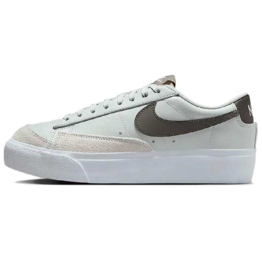 Nike Nike Blazer Low top Skateboard Shoes Women's Green Brown