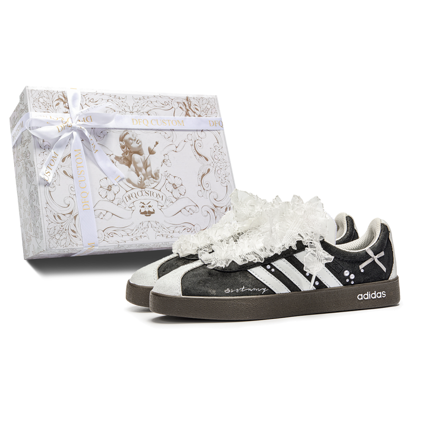 Adidas Neo VL Court Lifestyle Box, Pearl Of The Sea Slip Resistant Abrasion Resistant Slip Resistant Abrasion Resistant