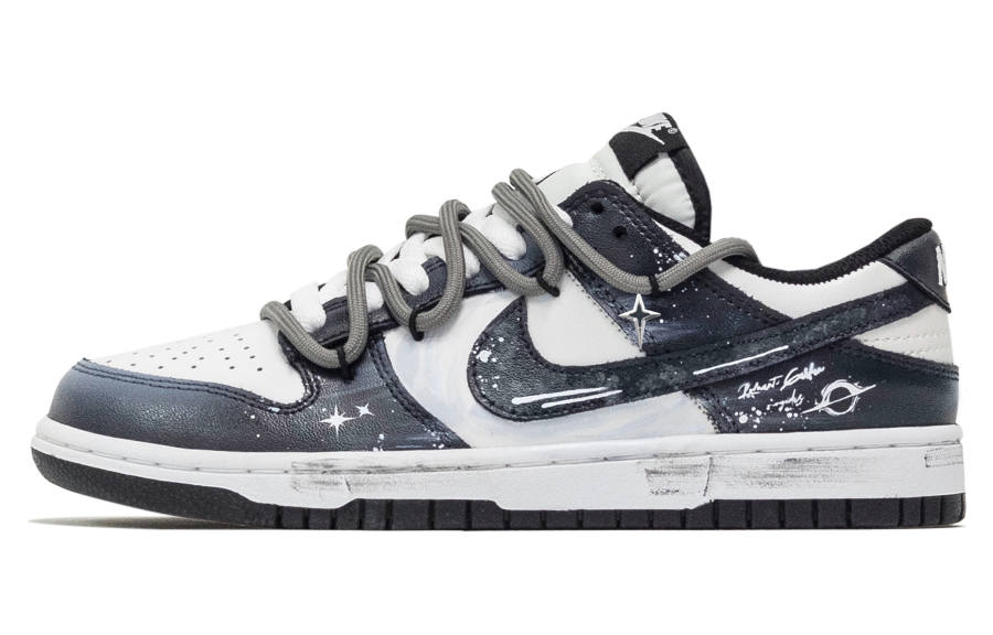 Nike Nike Dunk 668, Xingji Odyssey Height Increasing Height Increasing Low top Skateboard Shoes Unisex Black White
