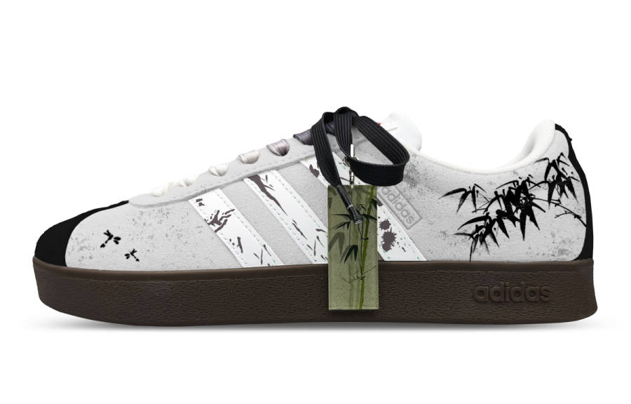 Adidas Adidas VL COURT 2.0 Cushioning Abrasion Resistant Cushioning, Wear Resistant Low top Skateboard Shoes Unisex