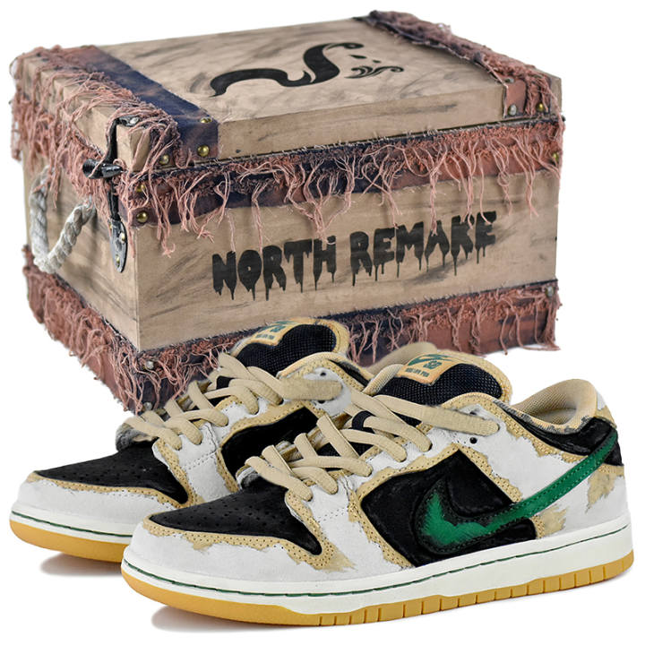 Nike Nike Dunk SB Low top Skateboard Shoes Unisex White Brown