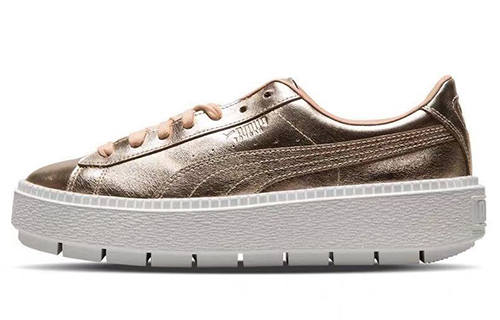PUMA Basket Platform Trace Luxe 'Dusty Coral' Women's