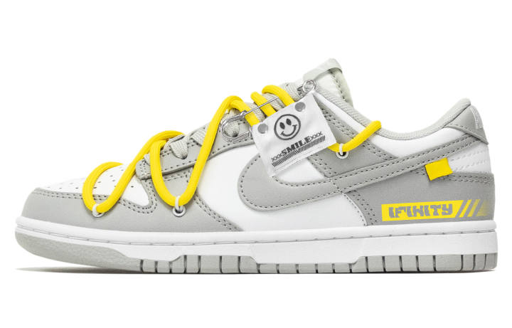 Nike Nike Dunk Smoke Alarm Abrasion Resistant Low top Skateboard Shoes Unisex Gray