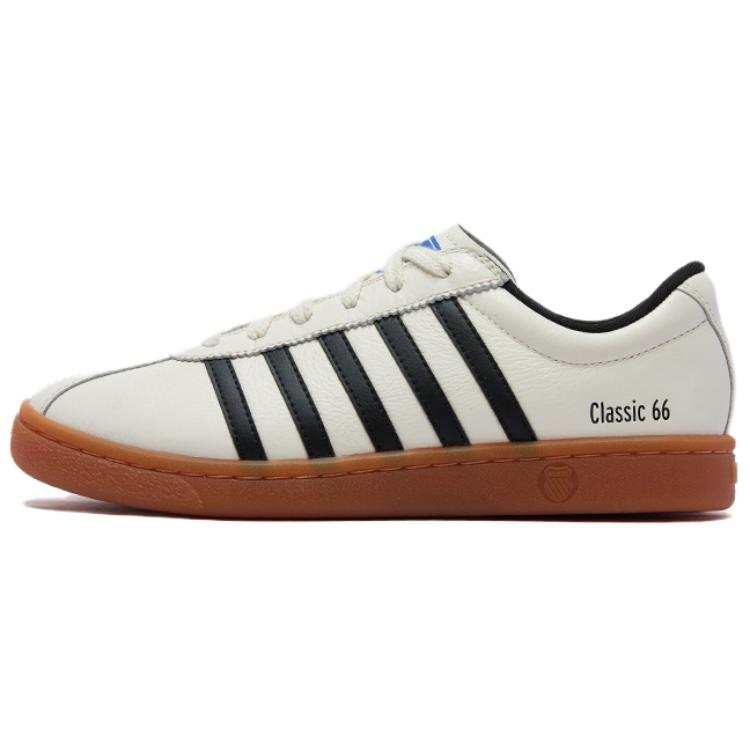 K·SWISS Classic 66 Abrasion Resistant Breathable Support Low top Skateboard Shoes Unisex