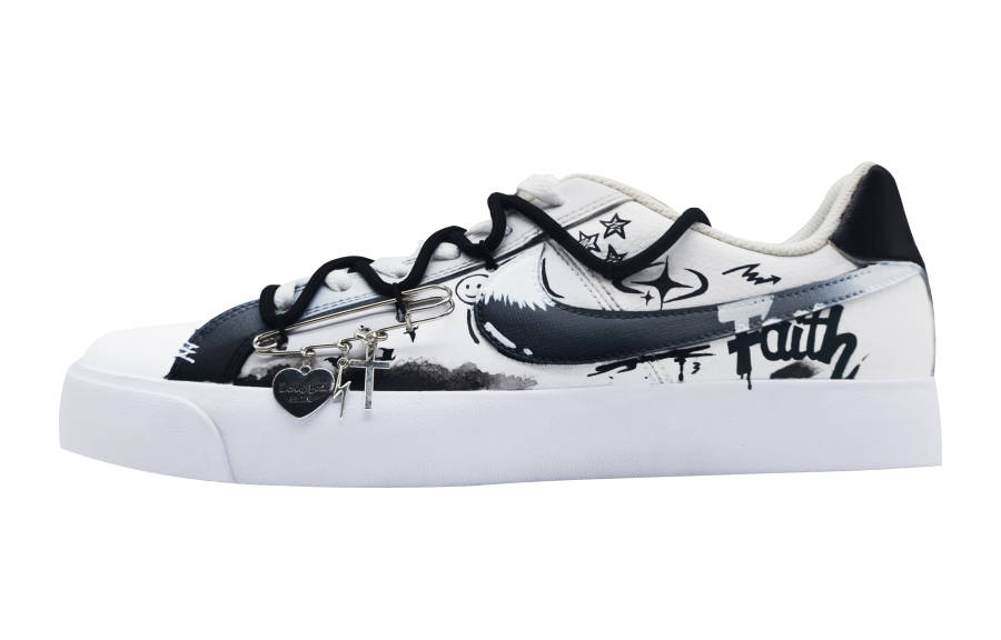 Nike Nike Court Royale AC Comfortable Low top Skateboard Shoes Unisex Black White
