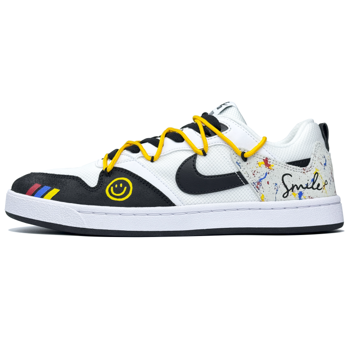 Nike Nike SB Alleyoop Slip Resistant, Abrasion Resistant, Lightweight Low top Skateboard Shoes Men's Black White