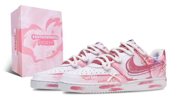 Nike Nike Court Vision Skateboard Shoes Women's Low Top White/Pink