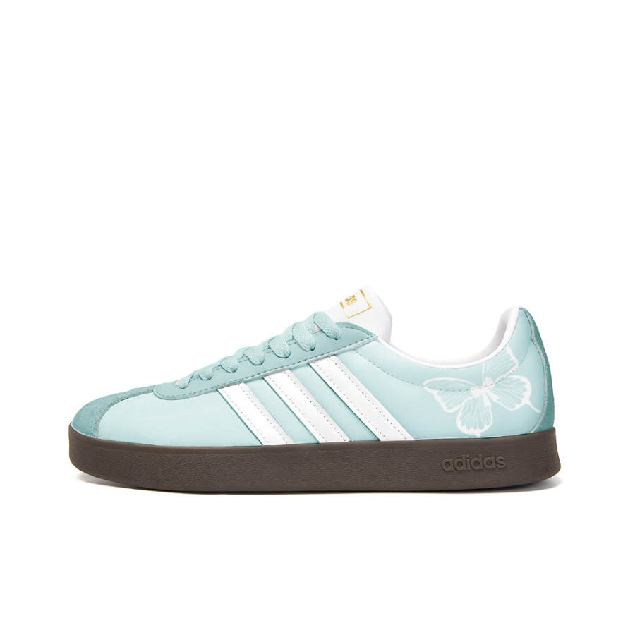 Adidas Neo VL Court 2.0 Slip Resistant Abrasion Resistant Low top Skateboard Shoes Unisex Cyan