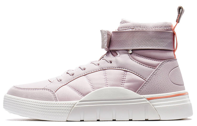 XTEP High top Skateboard Shoes Women's Pink