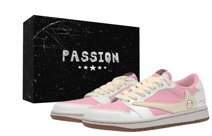Jordan Travis Scott x Jordan Air Jordan 1 Crimson Blade Hook Box Abrasion Resistant Breathable Abrasion Resistant Breathable
