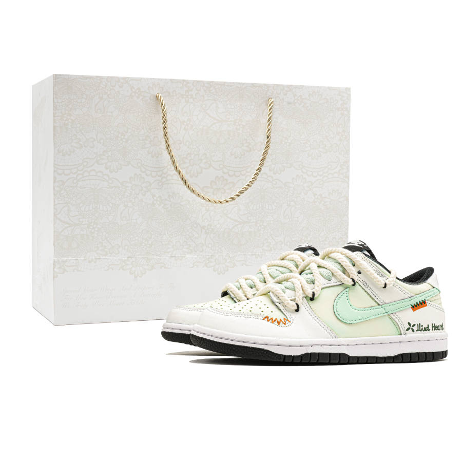 Nike Nike Dunk Mint Ice Shoes Cushioning Abrasion Resistant Cushioning, Wear Resistant Low top Skateboard Shoes Unisex