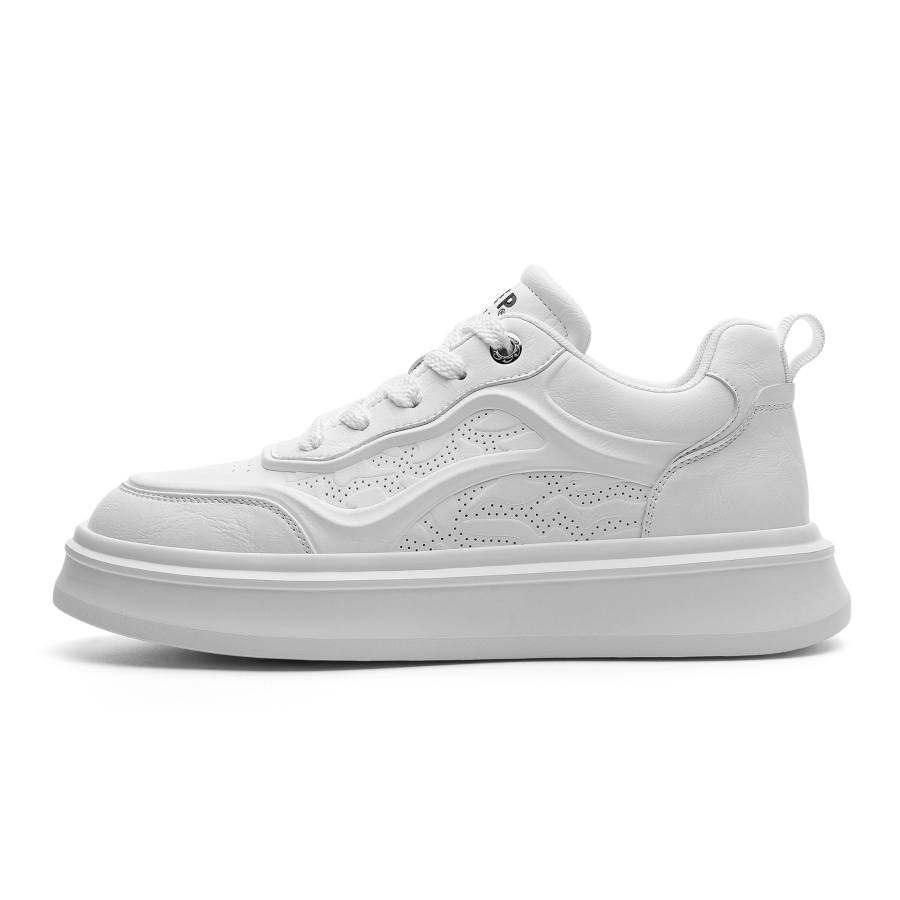JEEP SPIRIT Leisure Collection Low top Skateboard Shoes Men's Polar White