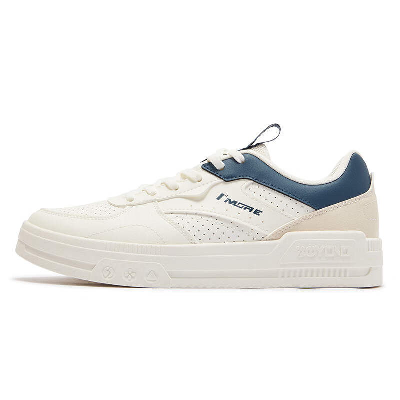 361° Lightweight And Breathable Low top Skateboard Shoes Men's White Blue