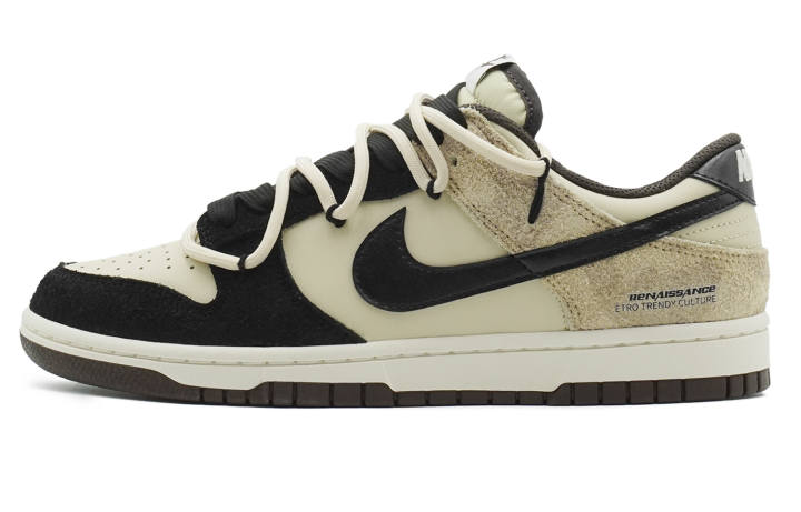 Nike Nike Dunk Coffee Slip Resistant, Abrasion Resistant, Lightweight Low top Skateboard Shoes Unisex Black Brown
