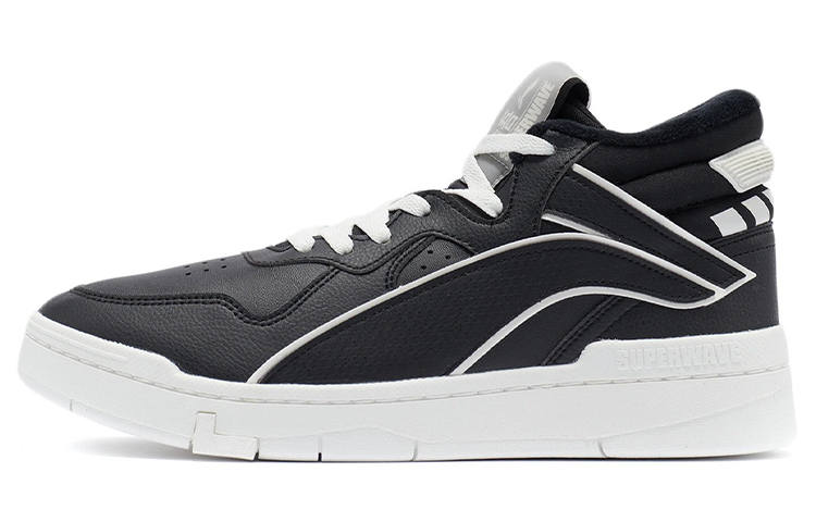 Li-Ning Li Ning Wave SUPERWAVE Mid Textile, Synthetic Leather Slip Resistant Abrasion Resistant Mid top