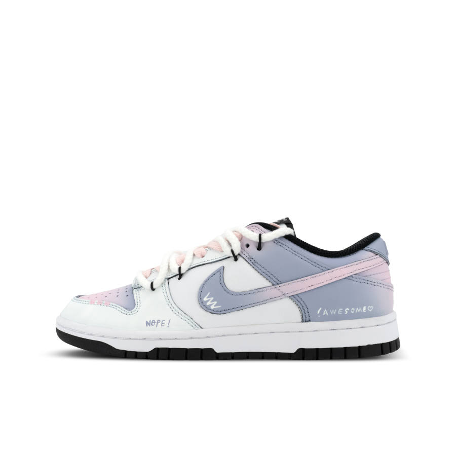 Nike Nike Dunk Scarlet Mischievous XJDD Purple Aroma Low top Skateboard Shoes Unisex White Purple