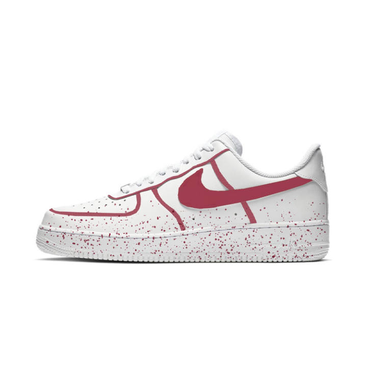 Nike Nike Air Force 1 Cherry Blossom Rain Low top Skateboard Shoes Women's Pink White