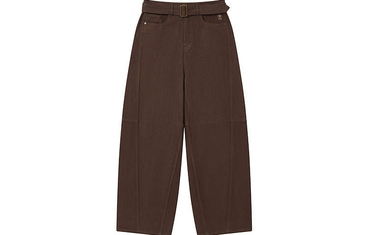 Teenie Weenie Year Of The Horse Collection Jeans Women's Brown Moderate Straight Fit Pants