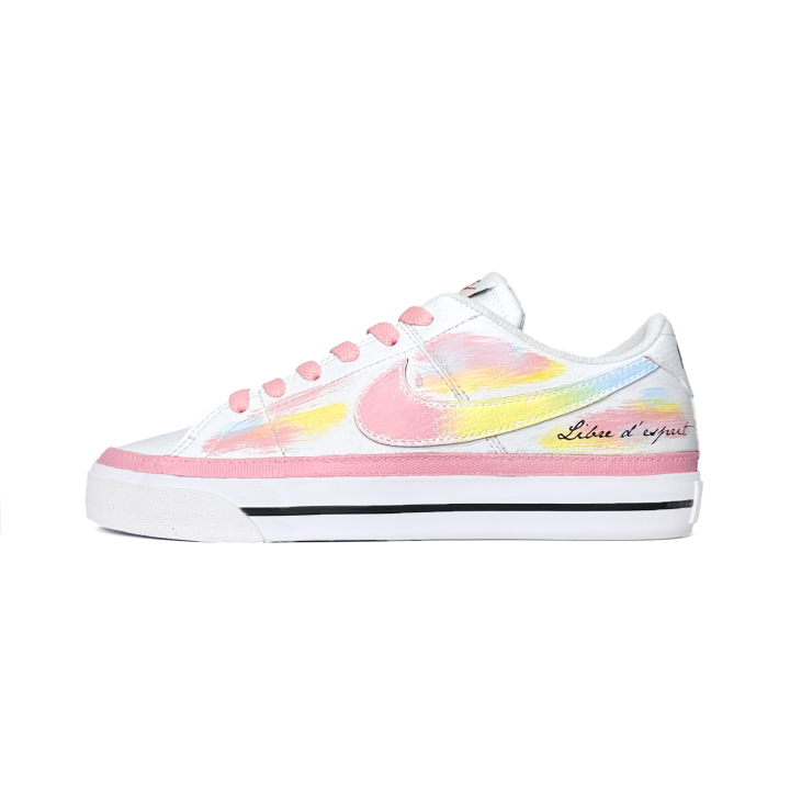 Nike Nike Court Legacy Hand Drawn Graffiti, Street American, Niche Dopamine Dressing Abrasion Resistant Abrasion Resistant