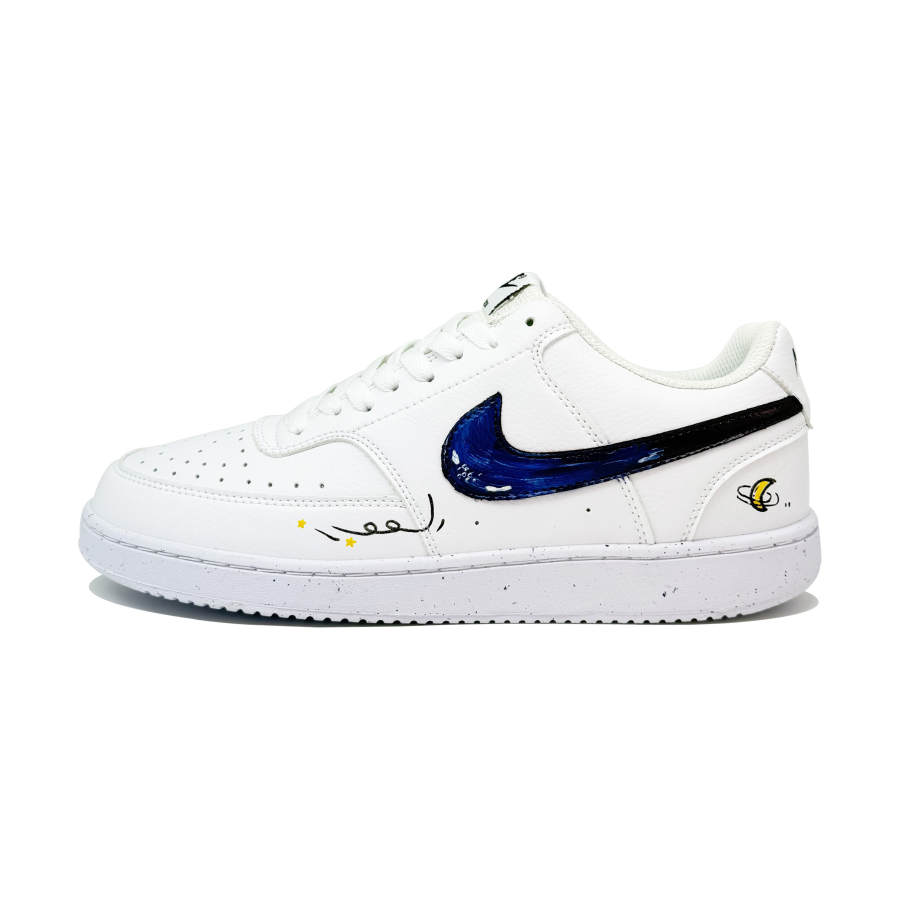 Nike Nike Court Vision 1 Moon Leather Cushioning, Wear Resistant Low top Skateboard Shoes Men's