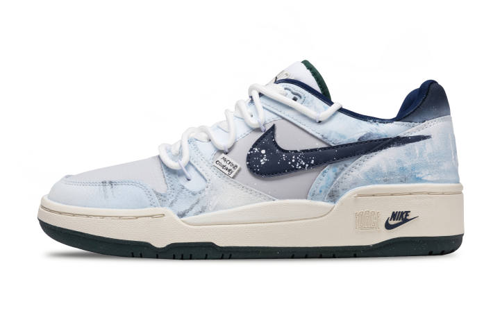Nike Nike Full Force Glacier Snow Blue Abrasion Resistant Abrasion Resistant Low top Skateboard Shoes Men's Sky Blue